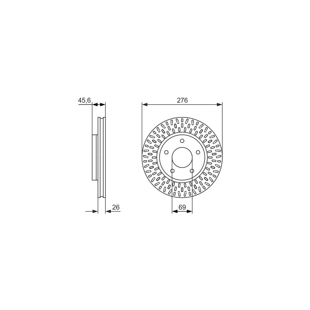 Disc frana BOSCH 0 986 479 783