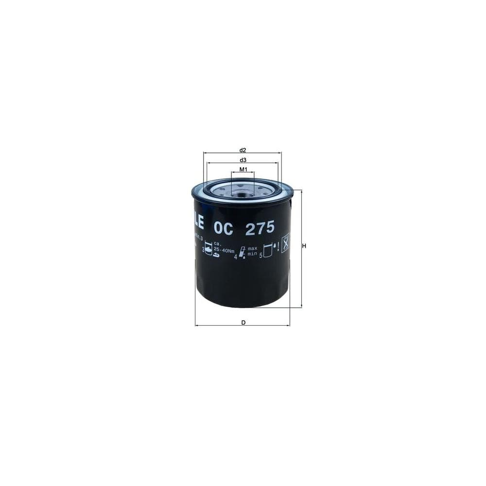 Filtru ulei MAHLE OC 275