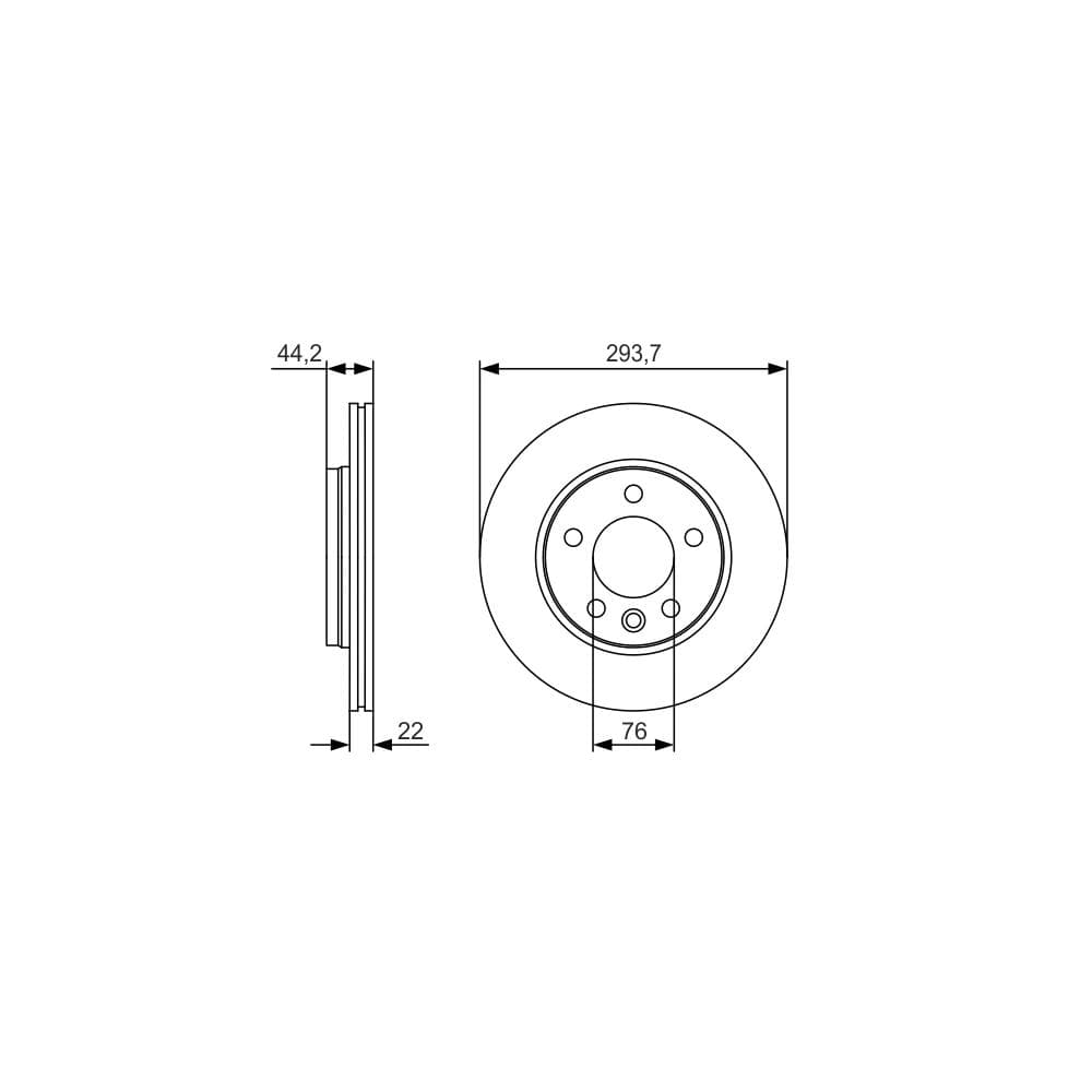 Disc frana BOSCH 0 986 479 S06