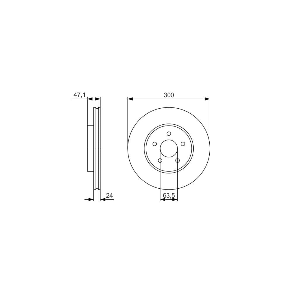 Disc frana BOSCH 0 986 479 S48