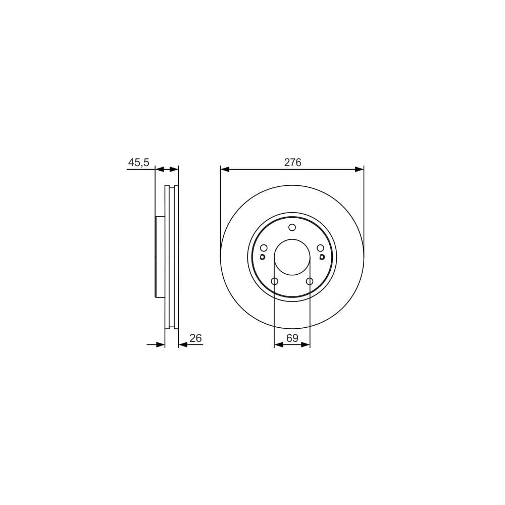 Disc frana BOSCH 0 986 479 S00