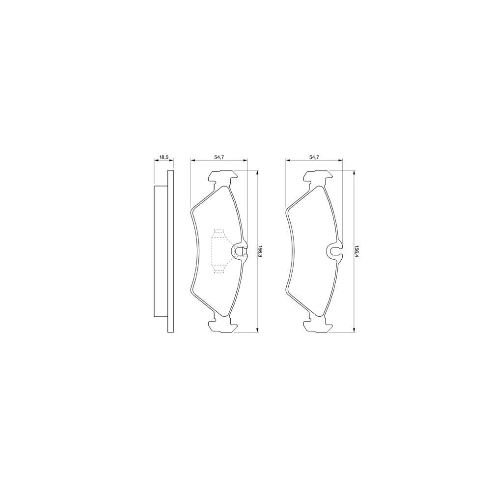 Set placute frana disc BOSCH 0 986 424 219