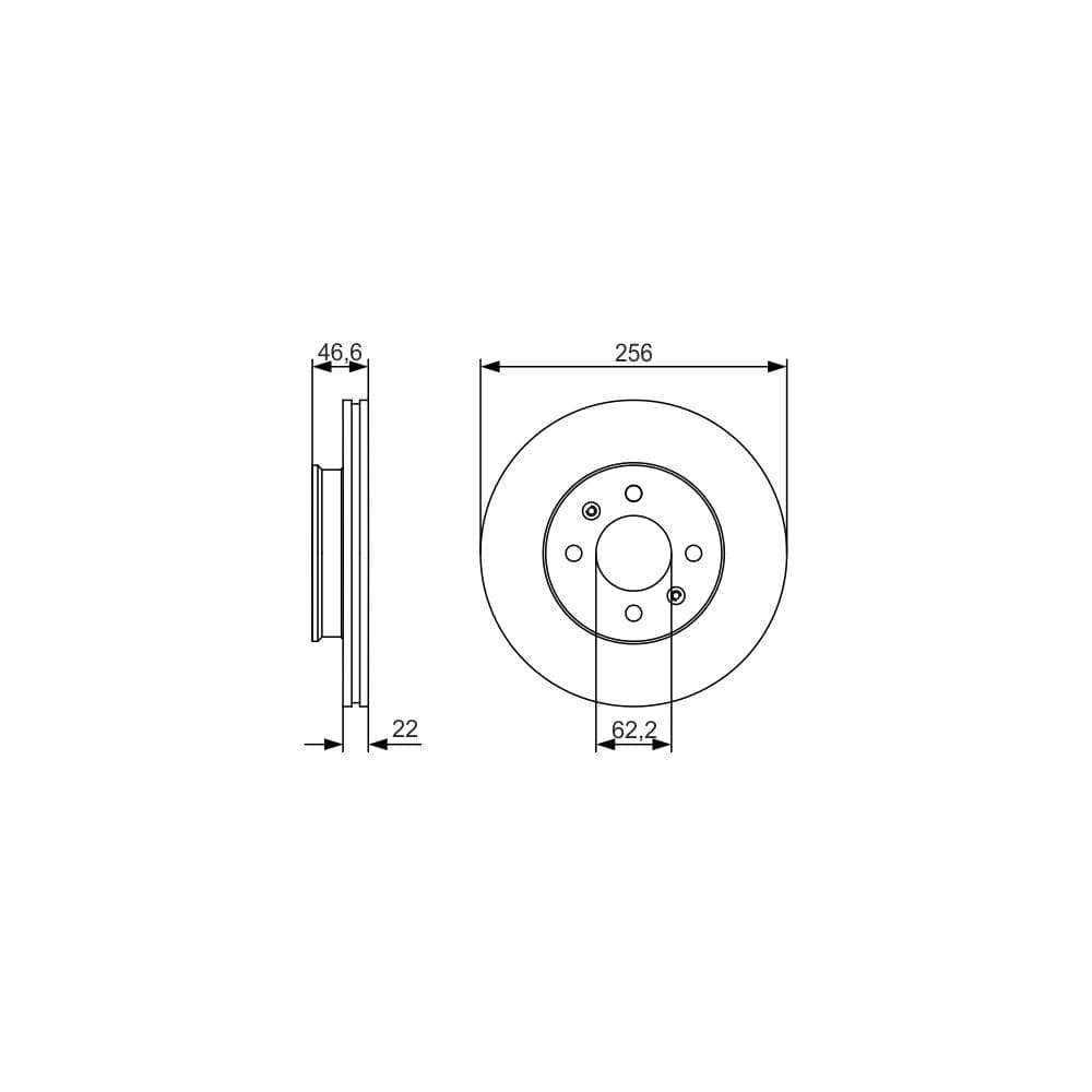 Disc frana BOSCH 0 986 479 R77