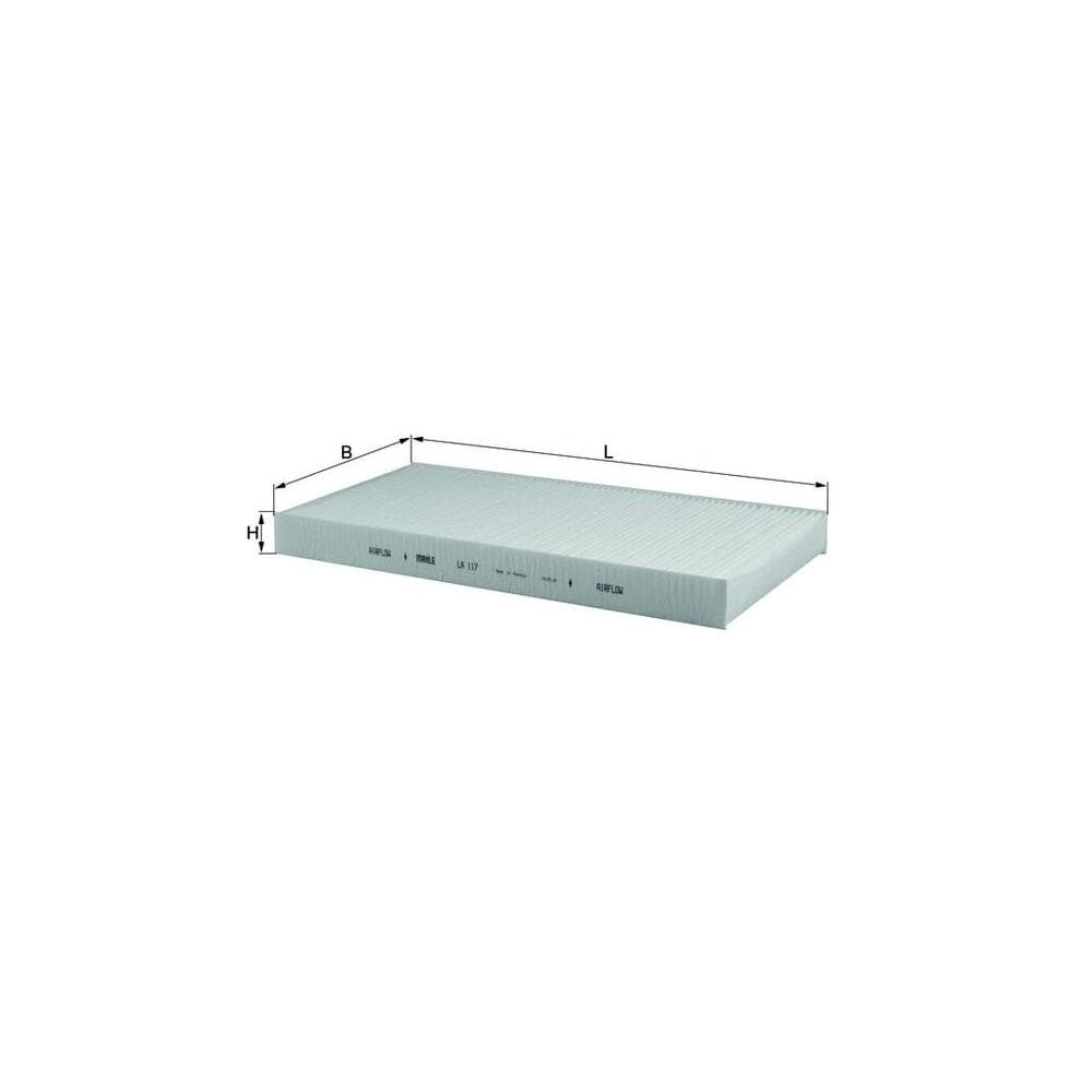 Filtru habitaclu MAHLE LA 117