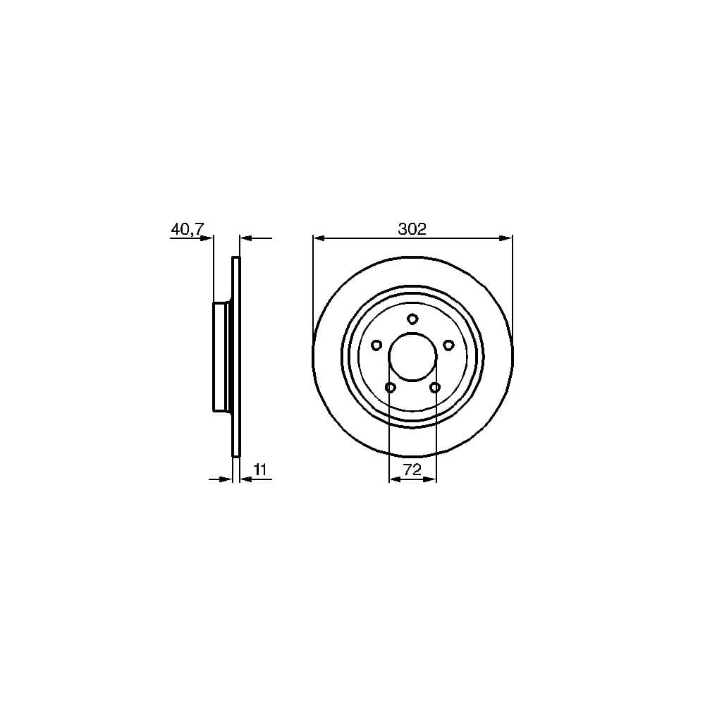 Disc frana BOSCH 0 986 479 C69