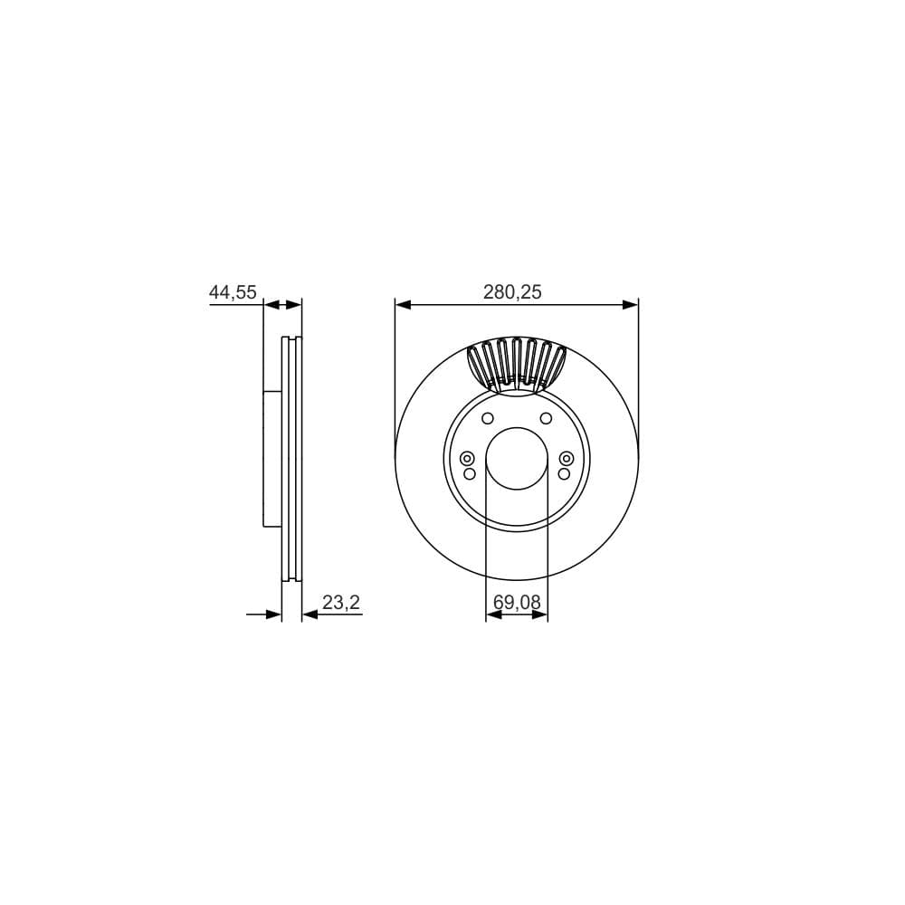 Disc frana BOSCH 0 986 479 A12