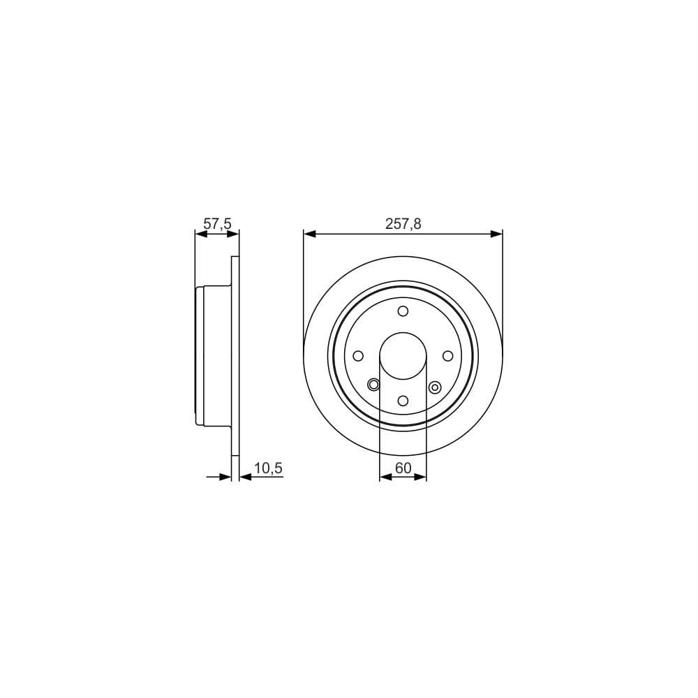 Disc frana BOSCH 0 986 479 S08