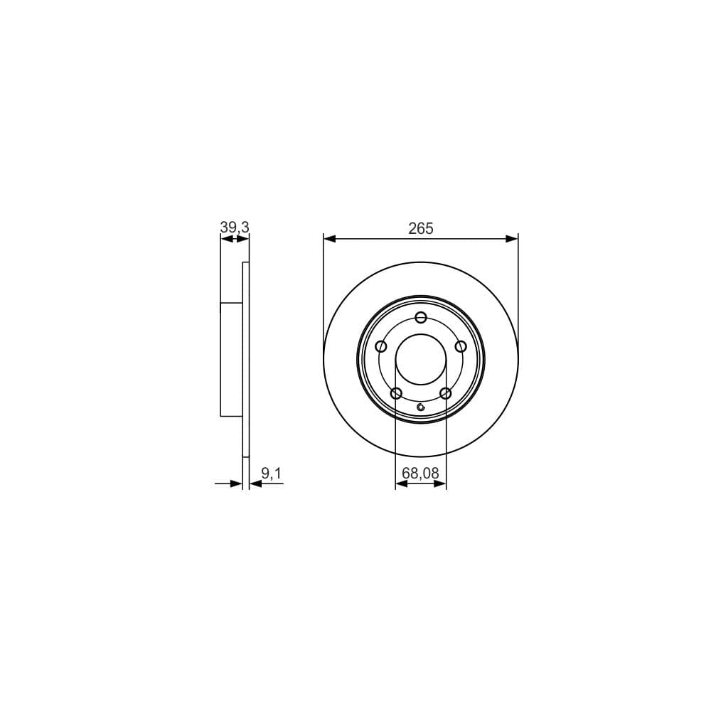 Disc frana BOSCH 0 986 479 C26