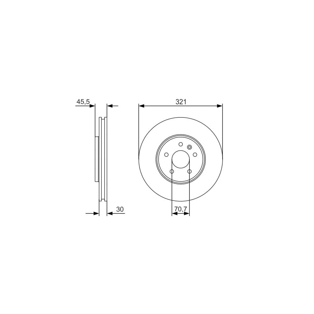 Disc frana BOSCH 0 986 479 667