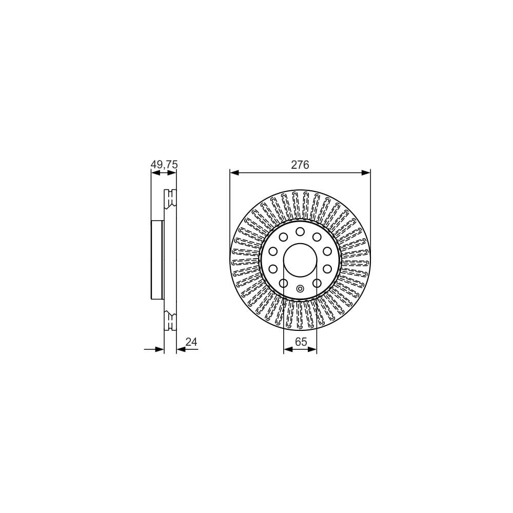 Disc frana BOSCH 0 986 479 C47