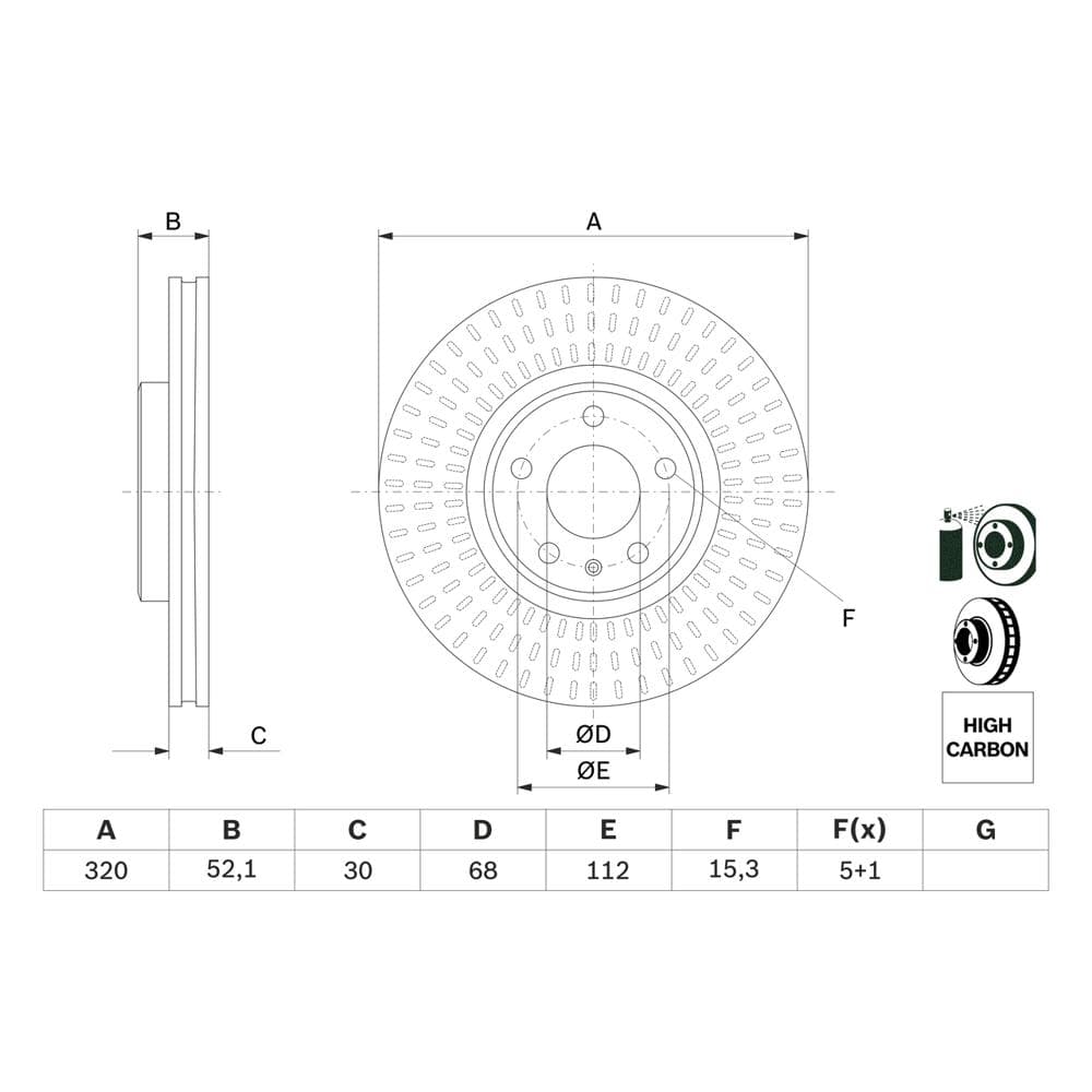 Disc frana BOSCH 0 986 479 753