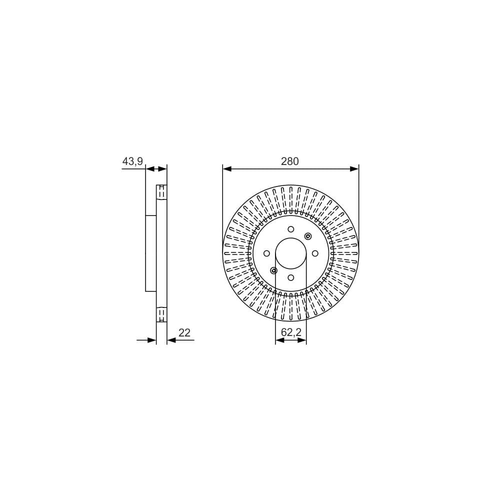 Disc frana BOSCH 0 986 479 B05