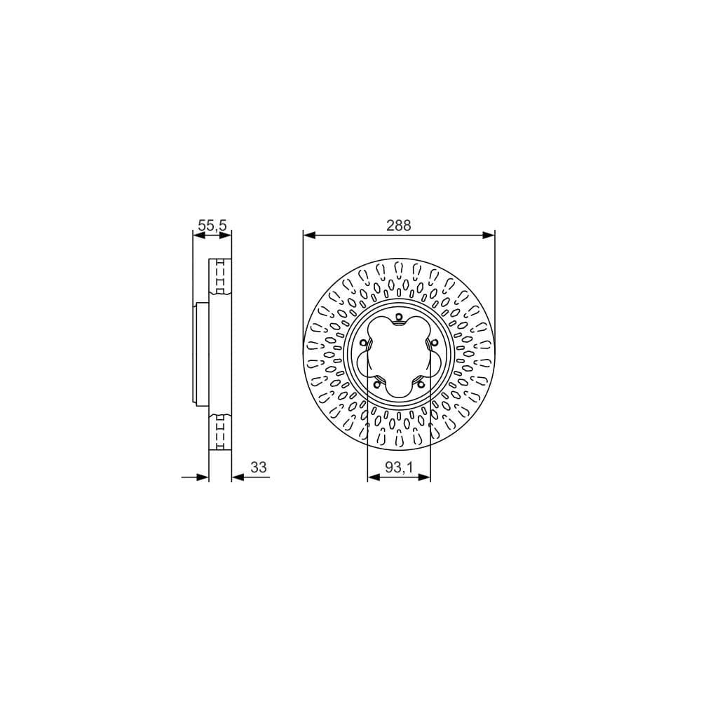 Disc frana BOSCH 0 986 479 A49