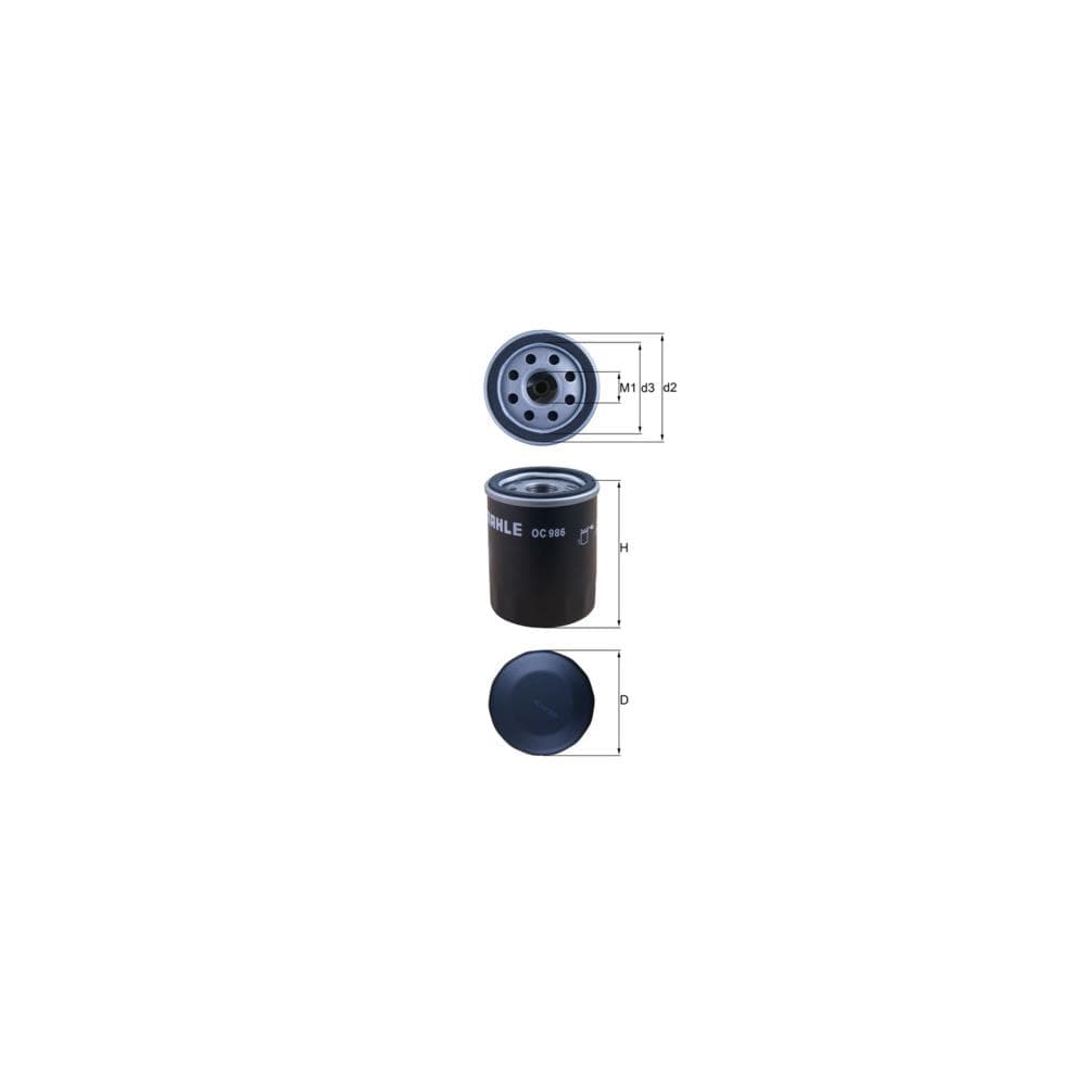 Filtru ulei MAHLE OC 986