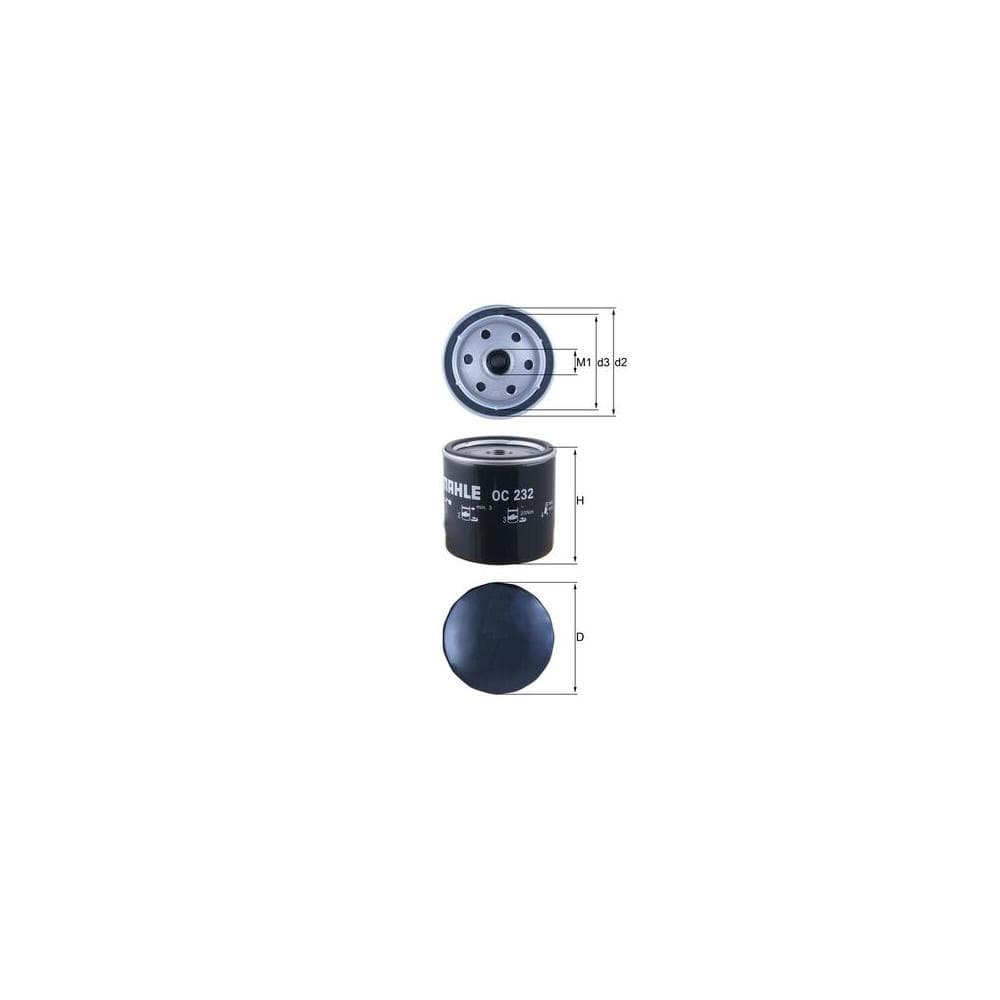 Filtru ulei MAHLE OC 232