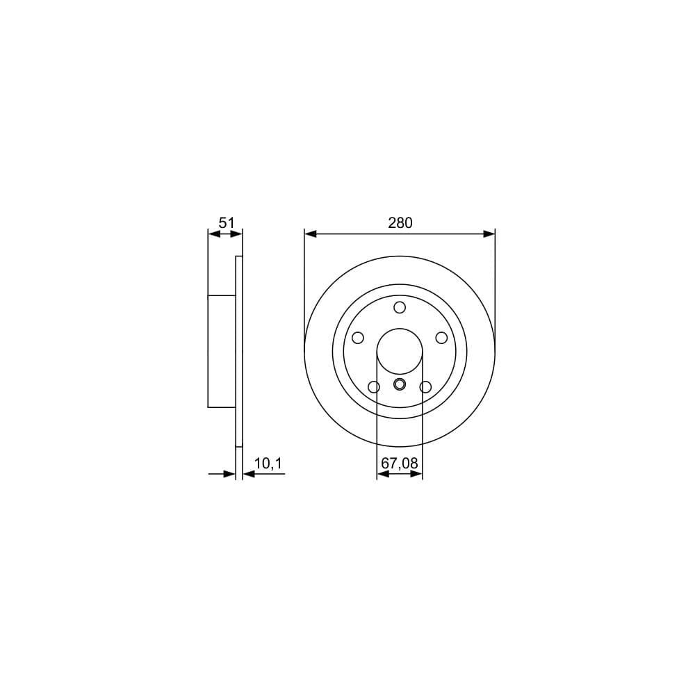 Disc frana BOSCH 0 986 479 C92