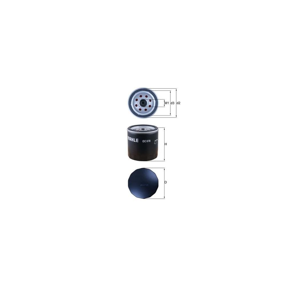 Filtru ulei MAHLE OC 978