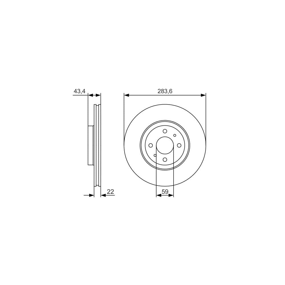 Disc frana BOSCH 0 986 479 S01