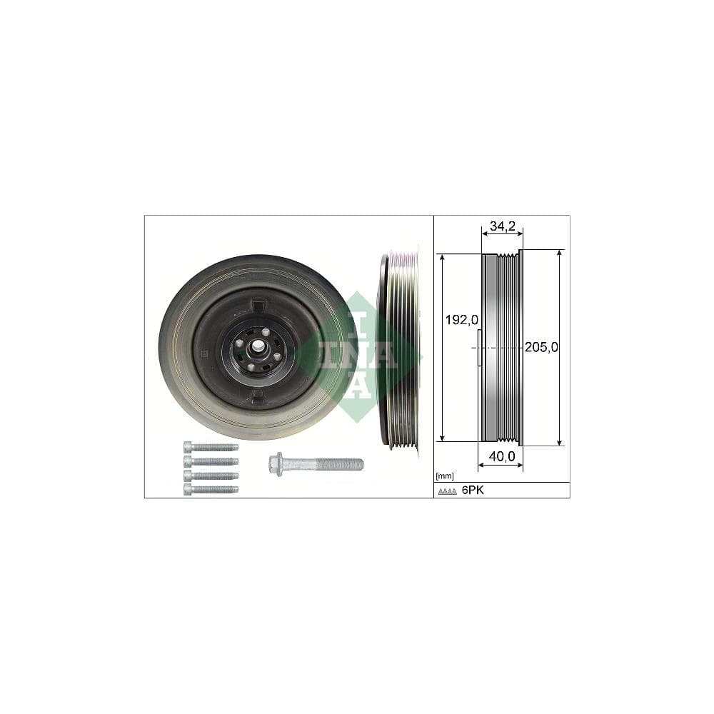 Fulie curea, arbore cotit Schaeffler INA 544 0504 20