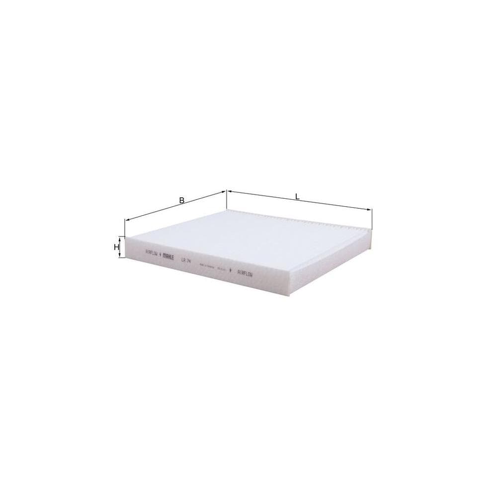 Filtru habitaclu MAHLE LA 74