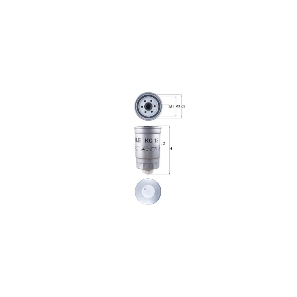 Filtru combustibil MAHLE KC 18