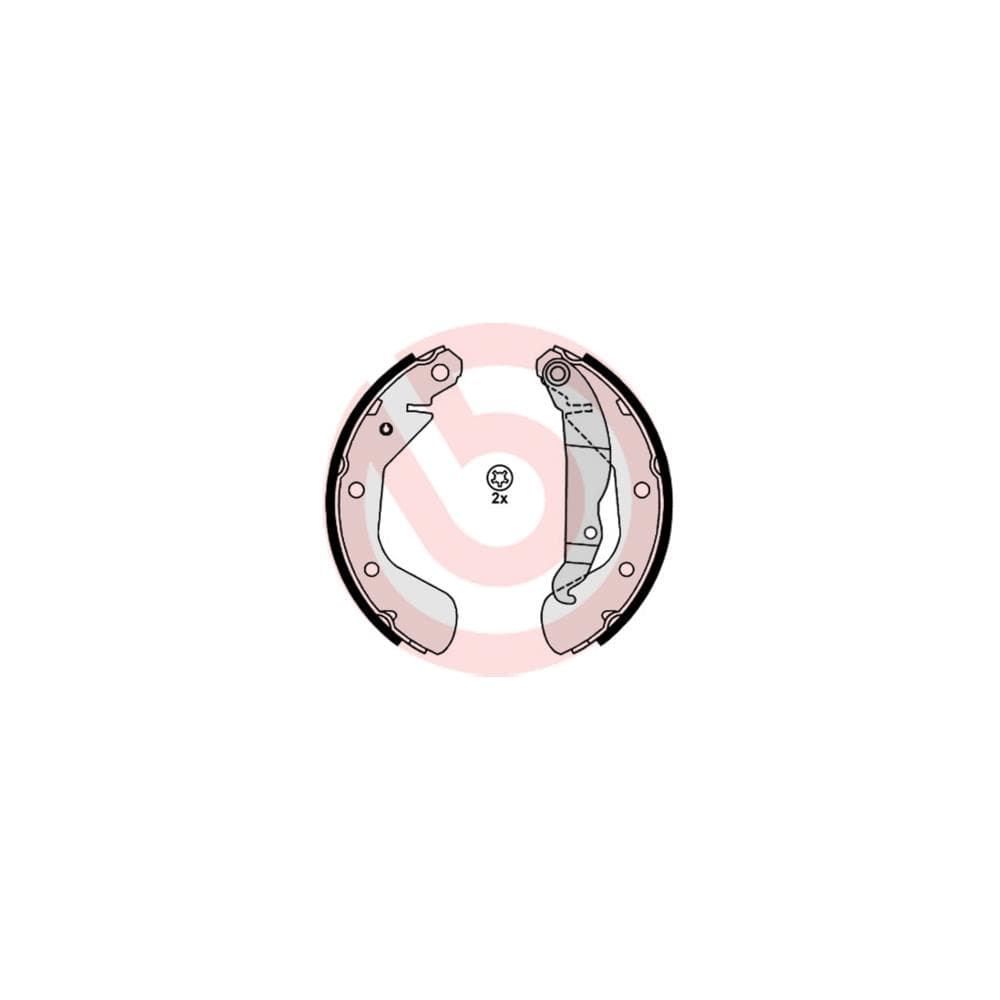 Set saboti frana BREMBO S 59 514
