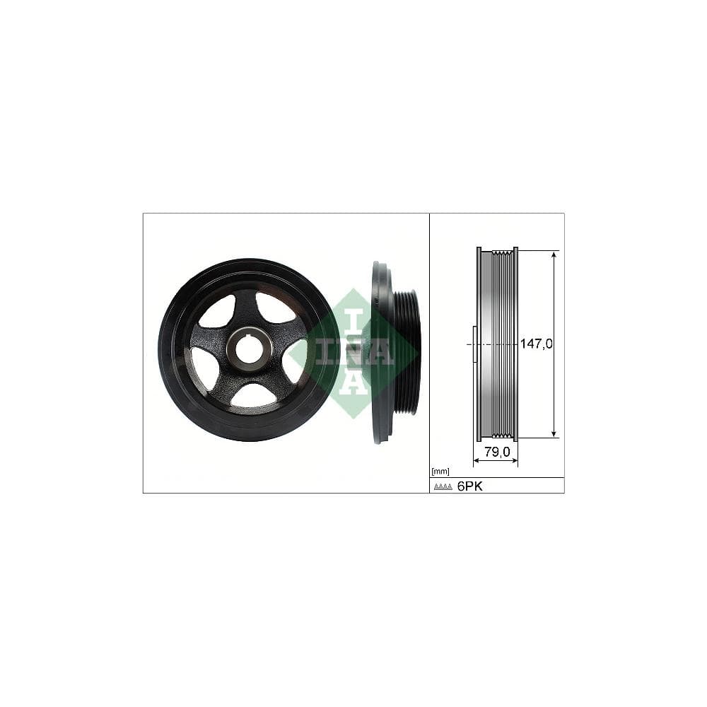 Fulie curea, arbore cotit Schaeffler INA 544 0142 10