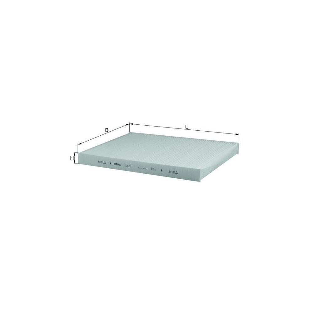 Filtru habitaclu MAHLE LA 31