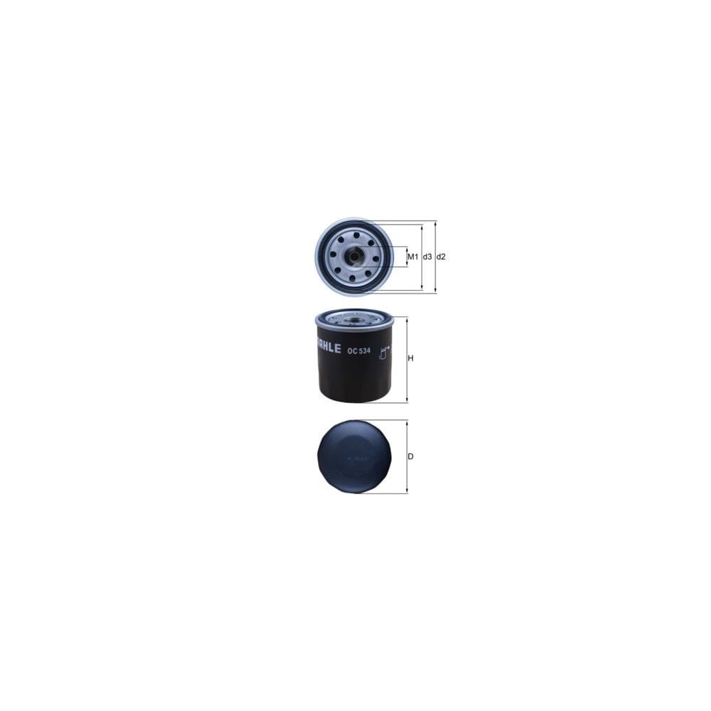 Filtru ulei MAHLE OC 534