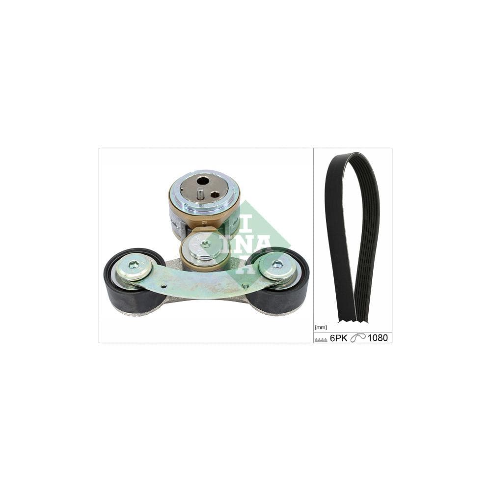Set curea transmisie cu caneluri Schaeffler INA 529 0537 10
