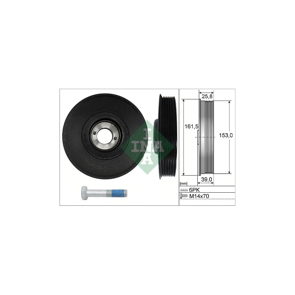 Fulie curea, arbore cotit Schaeffler INA 544 0039 20