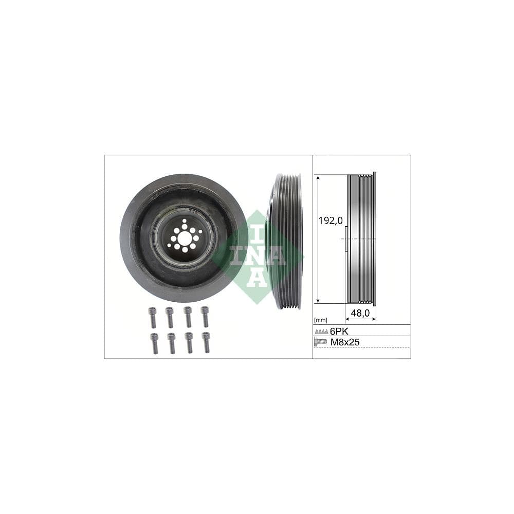 Fulie curea, arbore cotit Schaeffler INA 544 0102 20