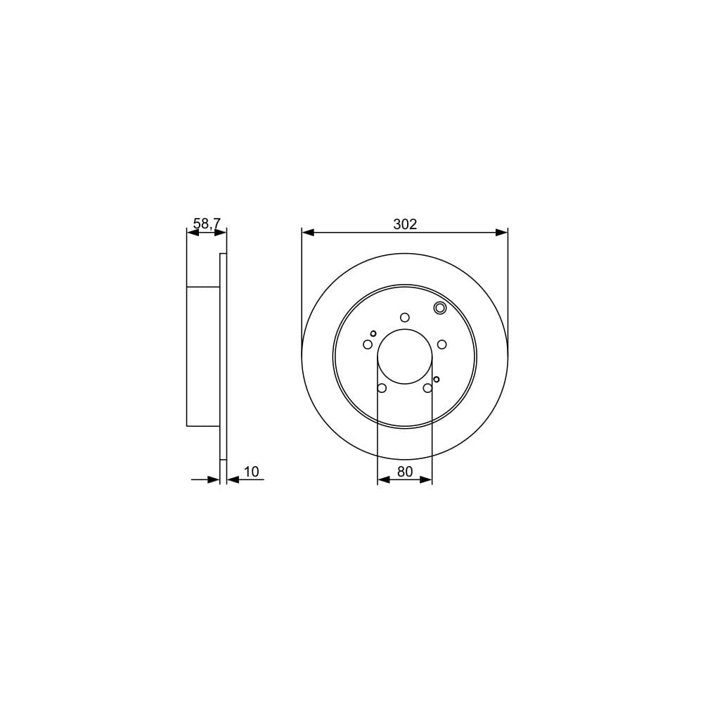Disc frana BOSCH 0 986 479 318