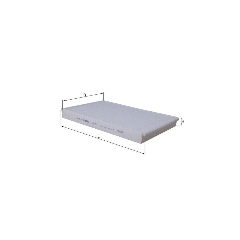 Filtru habitaclu MAHLE LA 75
