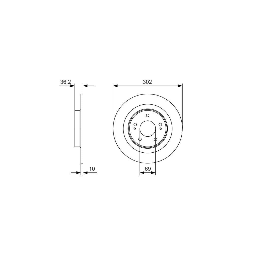 Disc frana BOSCH 0 986 479 B04