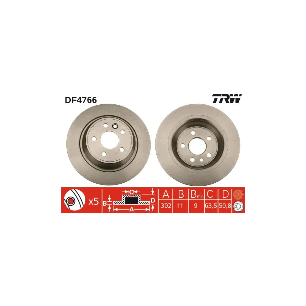 Disc frana TRW DF4766