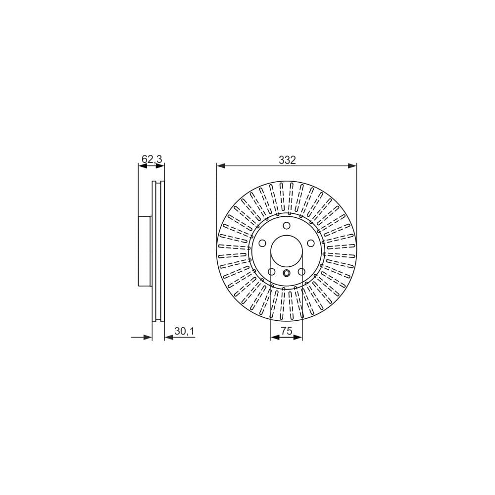 Disc frana BOSCH 0 986 479 624