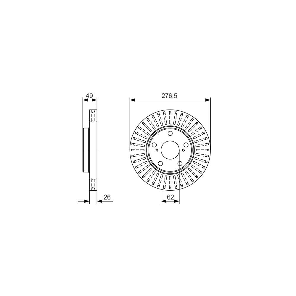 Disc frana BOSCH 0 986 479 A62