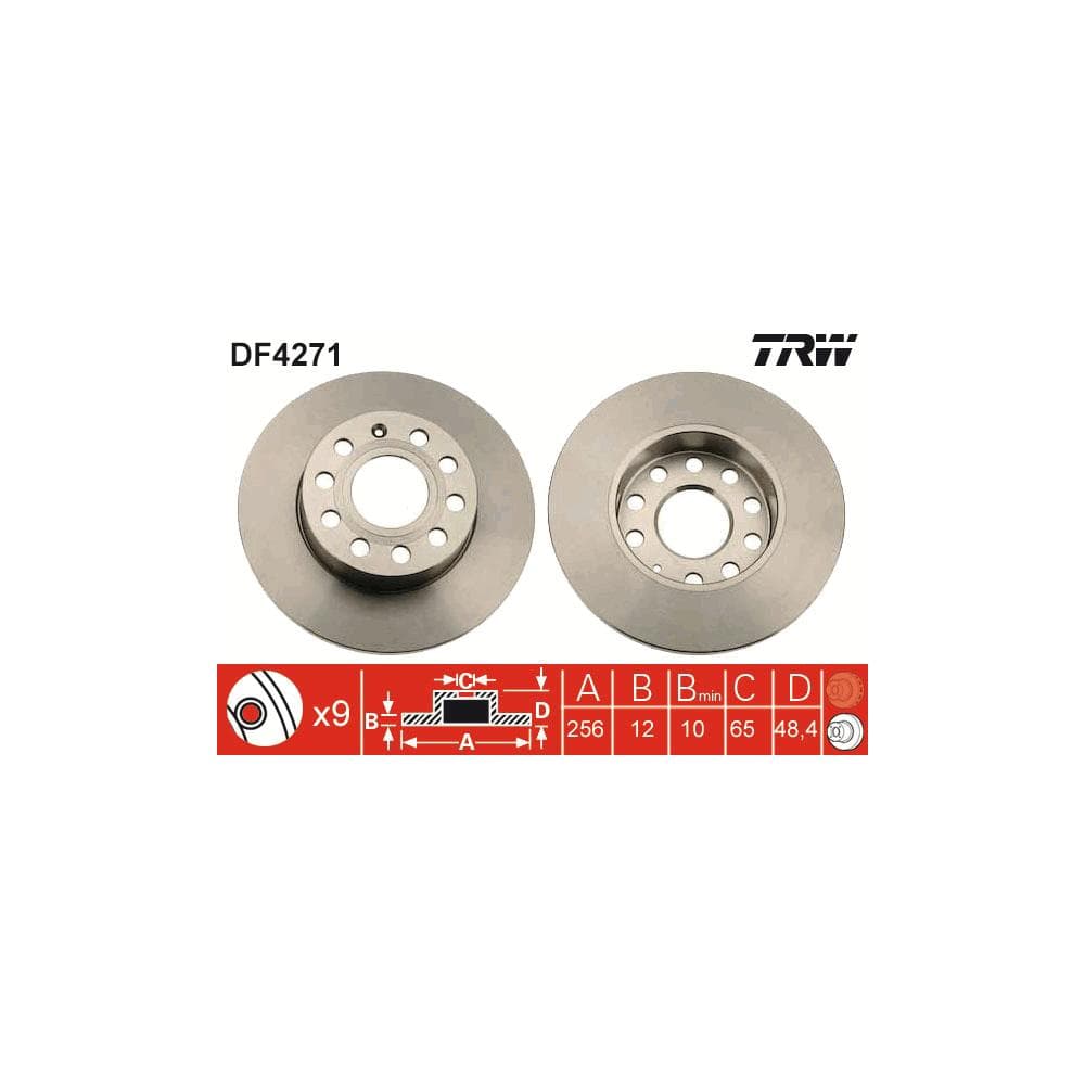 Disc frana TRW DF4271