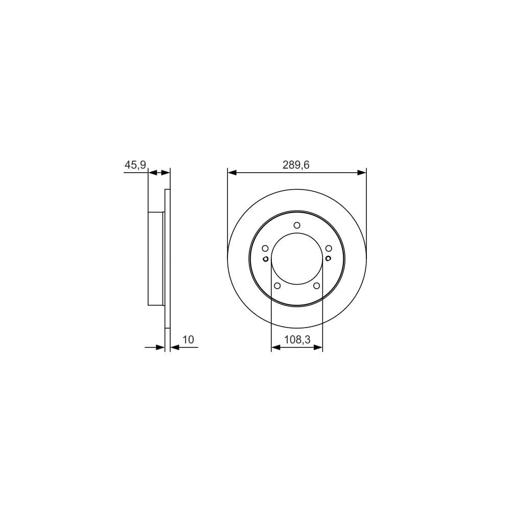 Disc frana BOSCH 0 986 479 B09