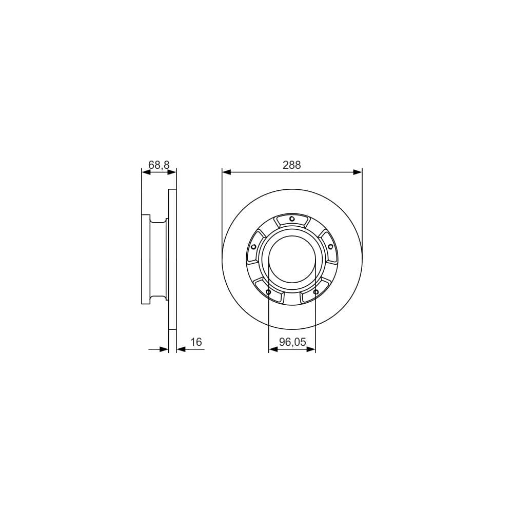 Disc frana BOSCH 0 986 479 A50