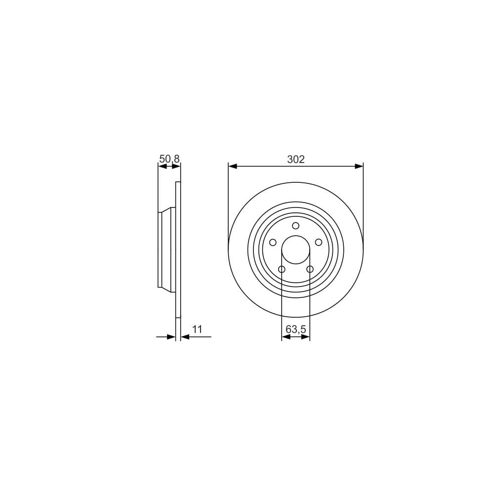 Disc frana BOSCH 0 986 479 D37