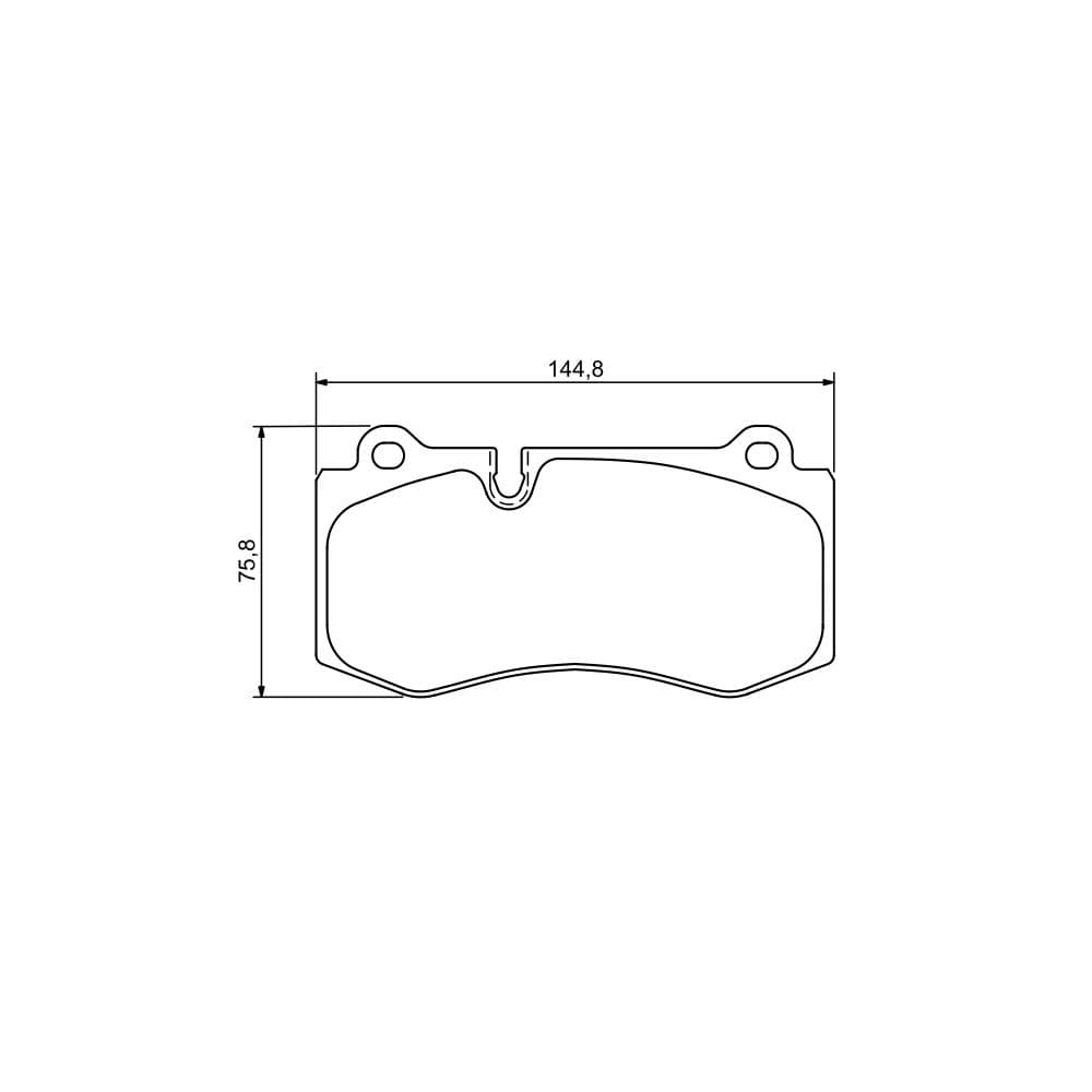 Set placute frana disc BOSCH 0 986 494 167