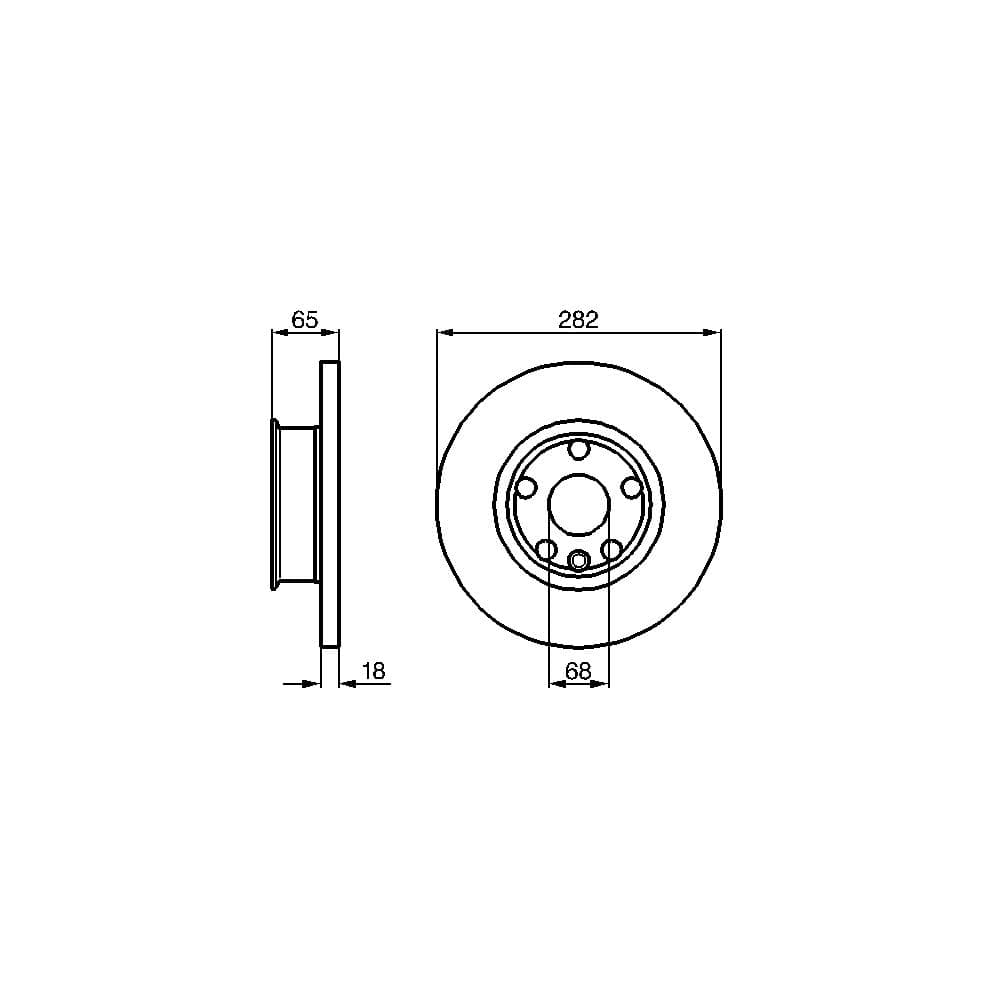 Disc frana BOSCH 0 986 478 613