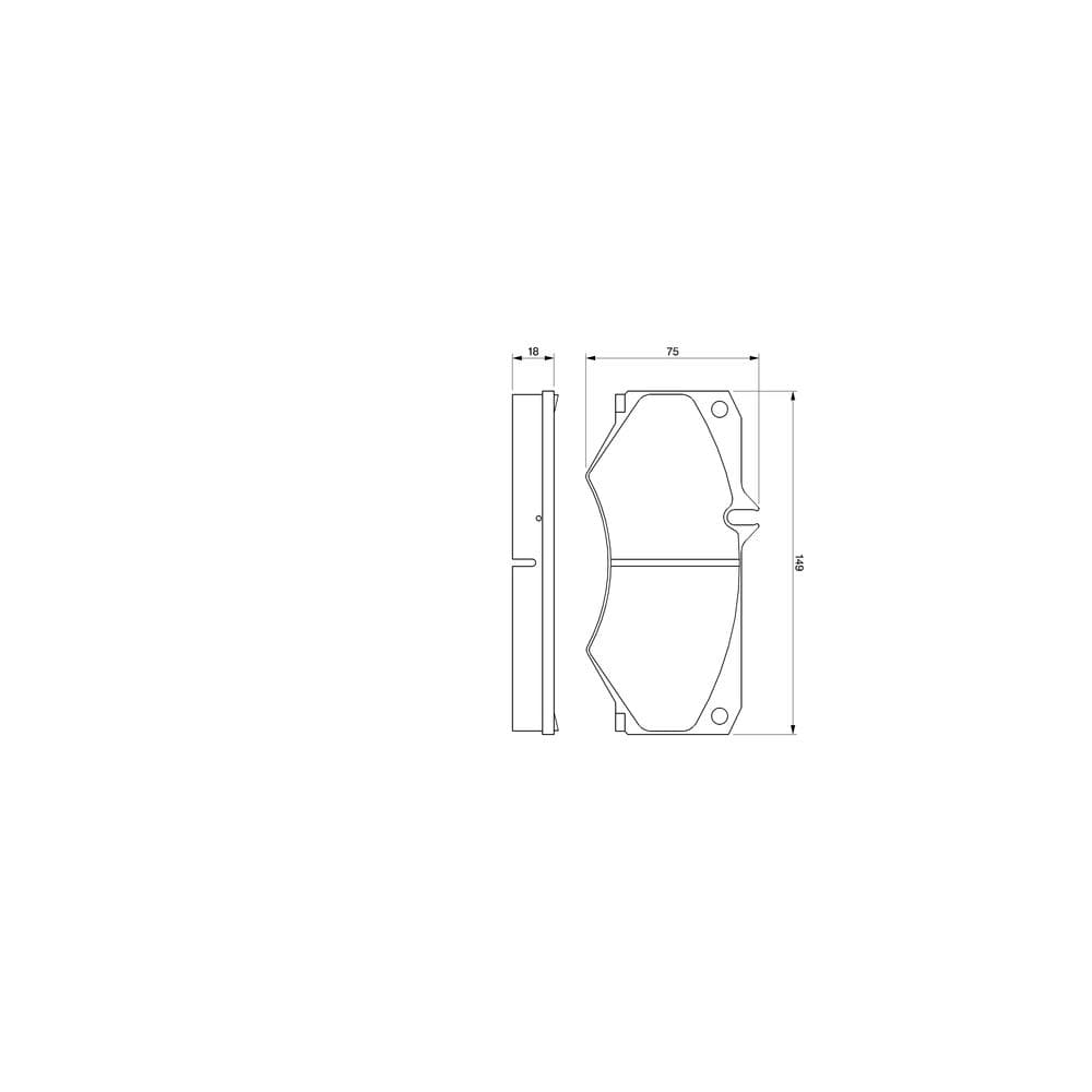 Set placute frana disc BOSCH 0 986 467 841