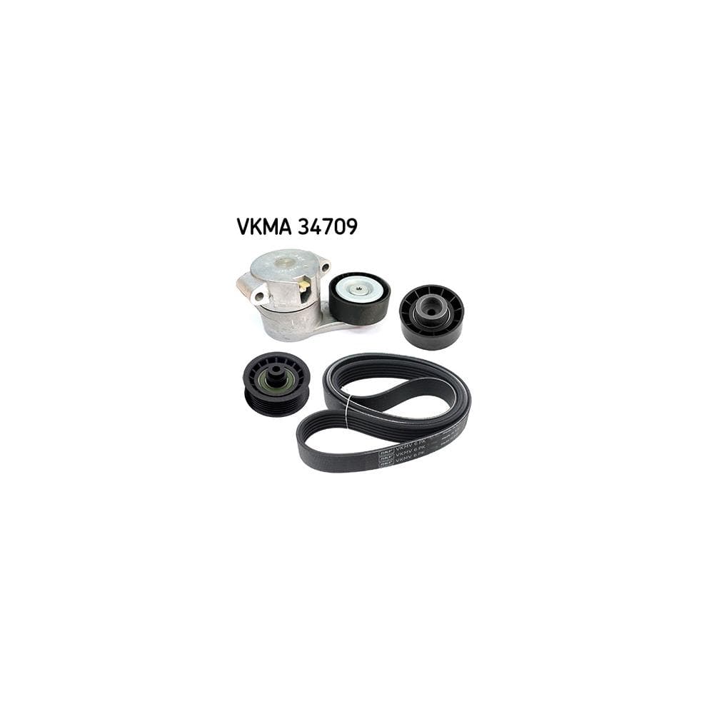 Set curea transmisie cu caneluri SKF VKMA 34709