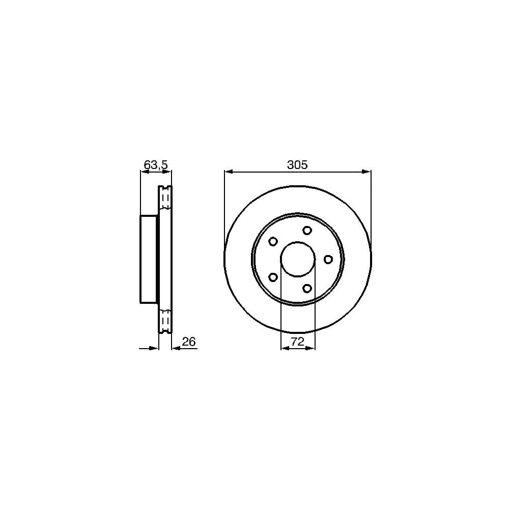 Disc frana BOSCH 0 986 478 772