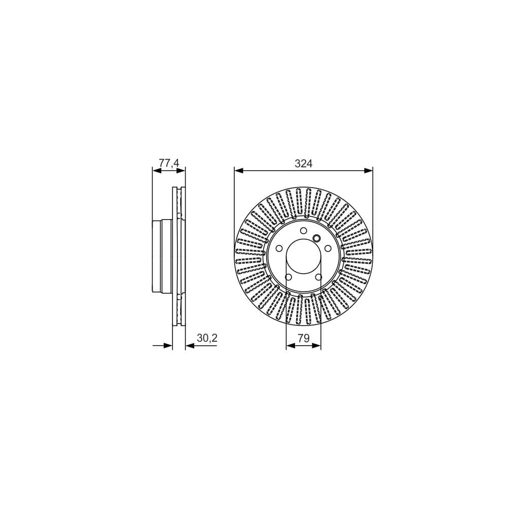 Disc frana BOSCH 0 986 479 D39