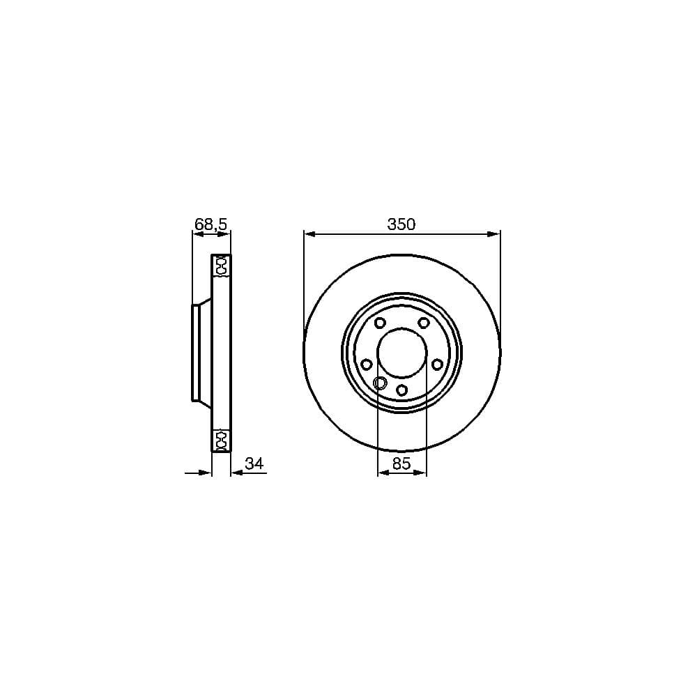 Disc frana BOSCH 0 986 479 251