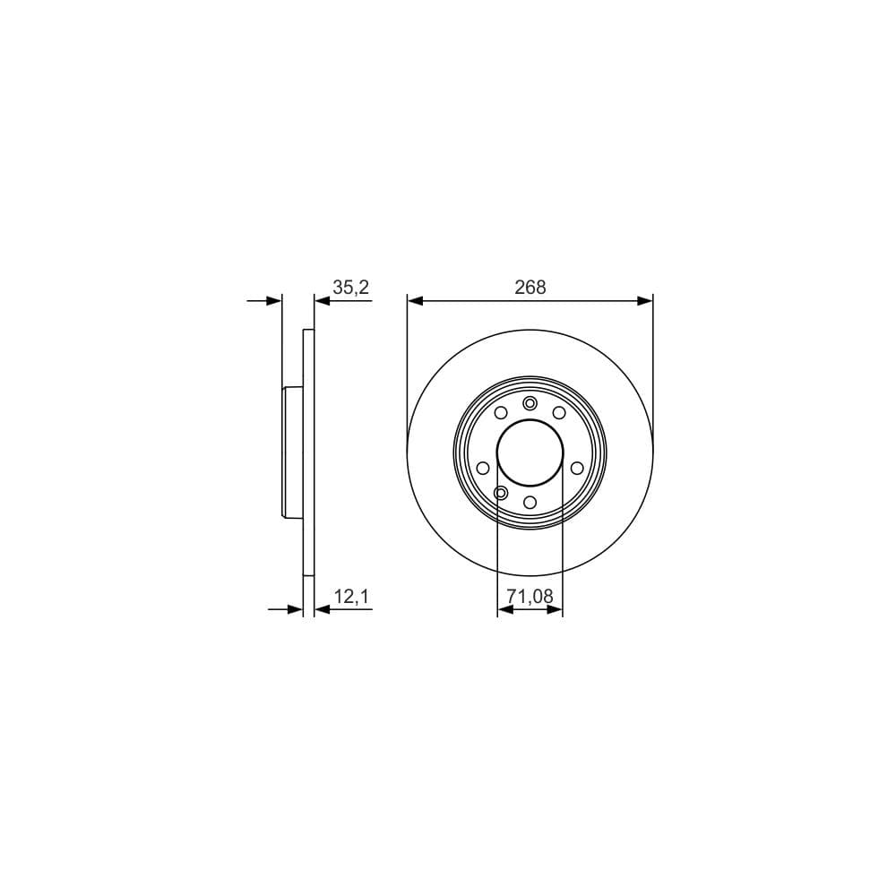 Disc frana BOSCH 0 986 479 C24
